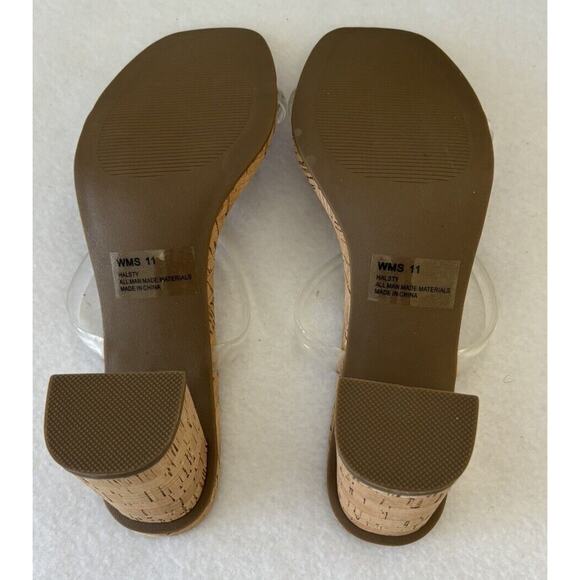 Dolce Vita Halsty Sandal Clear Straps Size 11 Womens Slip on Heel New in the Box - Picture 6 of 8